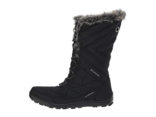 Columbia Damen Minx Mid Iii Schneestiefel, Schwarz/Titangrauer Stahl, 40.5 EU Weit von Columbia