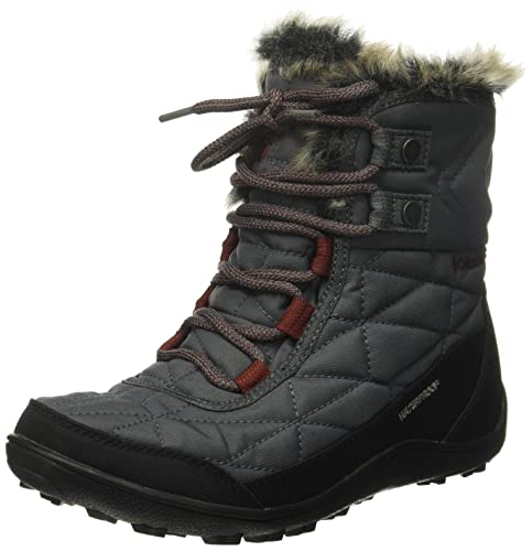 Columbia Damen Minx Shorty III Schneestiefel, Graphit, tiefer Rost, 36 EU von Columbia