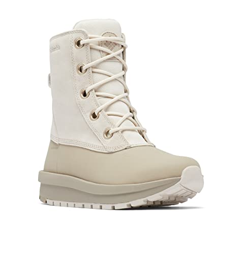 Columbia Moritza Shield Omni-Heat wasserdichte Schneestiefel für Damen, Weiß (Fawn x Canvas Tan), 41 EU von Columbia