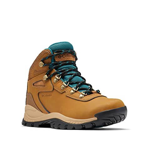 Columbia Damen Newton Ridge Plus Wanderschuh, 2024 Elk/River Blue von Columbia