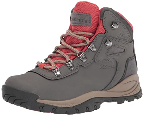 Columbia Damen Newton Ridge Plus Wanderschuh, Anthrazit geflammte Koralle, 41.5 EU von Columbia