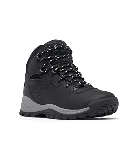 Columbia Newton Ridge Plus Wanderstiefel für Damen, Schwarz (Black x Chalk), 40.5 EU von Columbia