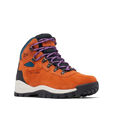 Columbia Damen Newton Ridge Plus Wasserdicht Amped Wanderschuh, Zeder, Nachtwelle, 38.5 EU Weit von Columbia