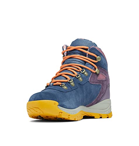 Columbia Newton Ridge Plus Waterproof Amped Desert Night wasserdichte Trekking Und Wanderstiefel für Damen, Blau (Nocturnal x Antique Iris), 40 EU von Columbia