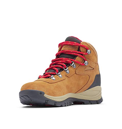 Columbia Damen Newton Ridge Plus Waterproof Amped Wanderstiefel, Elk, Mountain Red, 41.5 EU Weit von Columbia