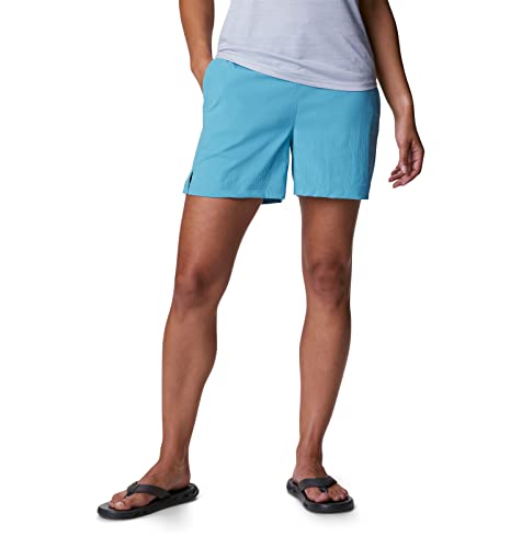 Columbia Damen On The Go Wander-Shorts, Seewelle, Small/5" Inseam von Columbia