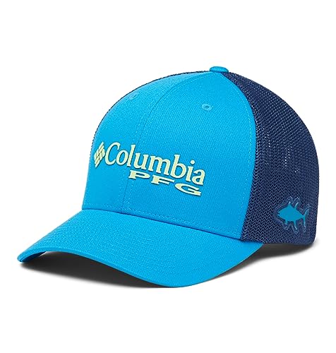 Columbia Damen PFG Logo Mesh Ball High Crown Cap, Pool/Carbon, XX-Large von Columbia