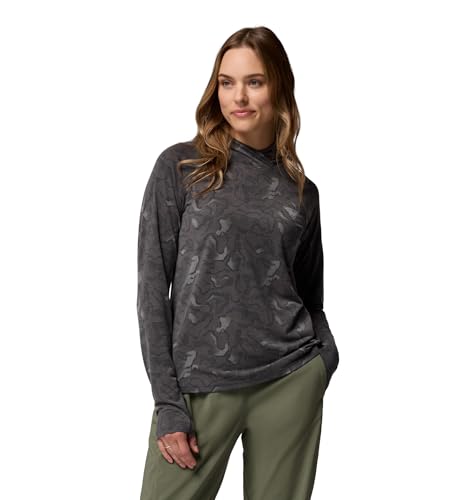 Columbia Damen PFG Uncharted Hoodie Sweatshirt, Shark Swamplands, L von Columbia