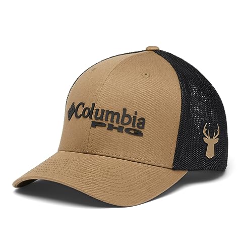 Columbia Unisex-Erwachsene PHG Logo Mesh Ball Cap, Flachs/Schwarz, XX-Large von Columbia