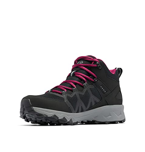 Columbia Peakfreak II Mid Outdry WP wasserdichte Wanderstiefel für Damen, Schwarz (Black x Ti Grey Steel), 36 EU von Columbia