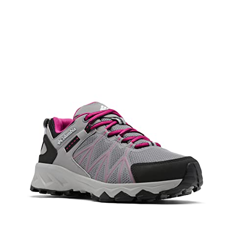 Columbia Peakfreak II Outdry WP wasserdichte Wanderschuhe für Damen, Grau (Monument x Wild Fuchsia), 41.5 EU von Columbia