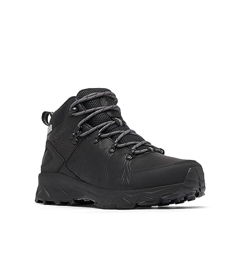 Columbia Peakfreak II Mid Outdry WP Leather wasserdichte Wanderstiefel für Damen, Schwarz (Black x Graphite), 42 EU von Columbia