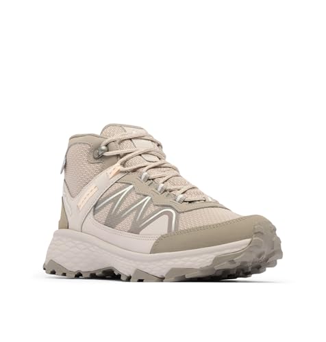 Columbia Damen Peakfreak Rush Mid Outdry Wanderschuh, Weiches Taupe/Weiß Pfirsich, 38 EU von Columbia