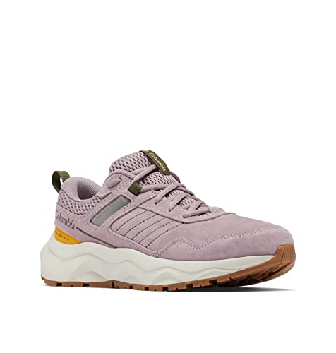 Columbia Damen Plateau Venture Wanderschuh, Shale Mauve/Peatmoss, 38.5 EU von Columbia