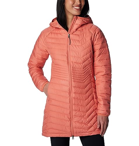 Columbia Damen Powder Lite Mid Jacke, Faded Peach, XXL Große Größen von Columbia