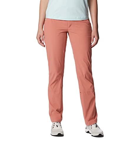 Columbia Damen Saturday Trail Hose Wanderhose, Dark Coral, 4 von Columbia