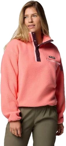 Columbia Damen Standard Helvetia II Cropped Half Snap Fleece Summer Orange von Columbia