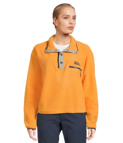 Columbia Damen Standard Helvetia II Cropped Half Snap Fleece Summer Orange von Columbia