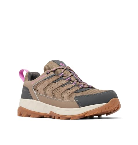 Columbia Damen STRATA Trail Low WP Wanderschuh, Wet Sand, Berry Patch, 40 EU von Columbia