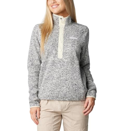 Columbia Damen Sweater Weather Half Snap, Kreide Heather, X-Large von Columbia
