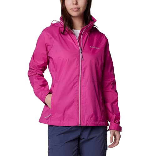Columbia Damen Switchback 4 Jacket wasserdichte Regenjacke, Fuchsia, XXL von Columbia