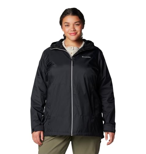 Columbia Damen Switchback Ii Gefütterte Lange Jacke Regenjacke, Schwarz, 3X Columbia Damen Switchback Ii Gefütterte Lange Jacke Regenjacke, Schwarz, 3X von Columbia