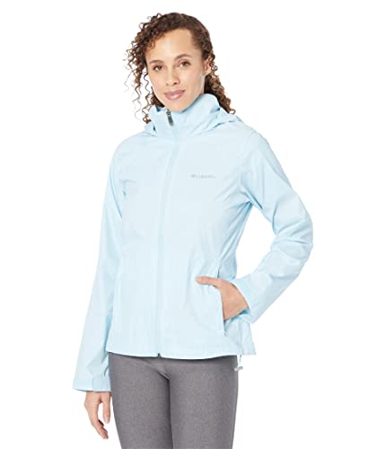 Columbia Damen Switchback Iii Jacke, wasserdicht & atmungsaktiv, verstaubar Regenjacke, Frühlingsblau, 42 von Columbia