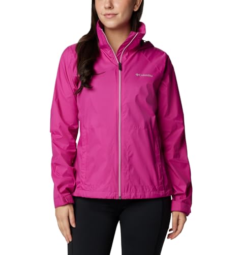 Columbia Damen Switchback Iii Jacke Regenjacke, Fuchsia, Small von Columbia