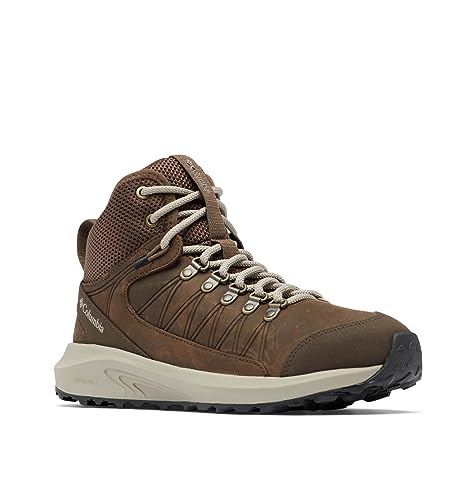 Columbia Trailstorm Crest Mid WP wasserdichte Wanderstiefel für Damen, Braun (Cordovan x Kettle), 38.5 EU von Columbia