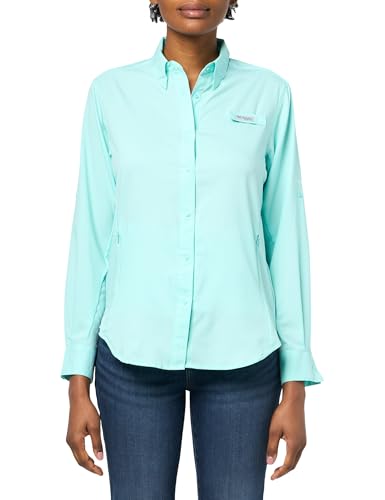 Columbia Damen Tamiami II Langarmshirt 2024 Gulf Stream, X-Large, Gulf Stream, X-Groß von Columbia