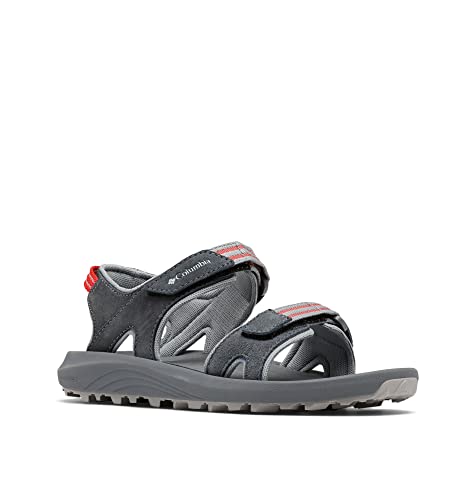 Columbia Trailstorm Hiker 2 Strap Trekkingsandalen für Damen, Grau (Graphite x Red Hibiscus), 36 EU von Columbia