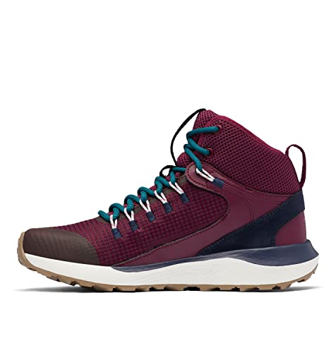 Columbia Damen Trailstorm Mid Waterproof Wanderschuh, Marionberry/Deep Water, 38 EU Weit von Columbia