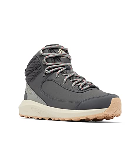 Columbia Trailstorm Peak Mid Wanderstiefel für Damen, Schwarz (Shark x Sedona Sage), 40.5 EU von Columbia