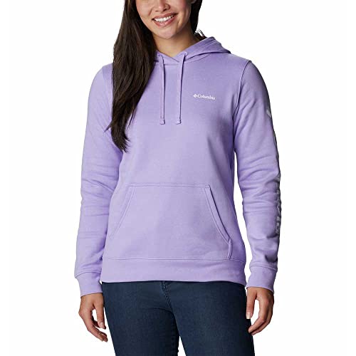 Columbia Damen Trek Graphic Hoodie Kapuzen-Sweatshirt, Frosted Purple, White Logo, X-Small Columbia Damen Trek Graphic Hoodie Kapuzen-Sweatshirt, Frosted Purple, White Logo, X-Small von Columbia