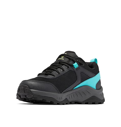 Columbia Trailstorm Ascend WP wasserdichte Wanderschuhe für Damen, Schwarz (Black x Bright Aqua), 36 EU von Columbia