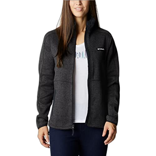 Columbia Damen Weather Pullover, Black Heather, M von Columbia