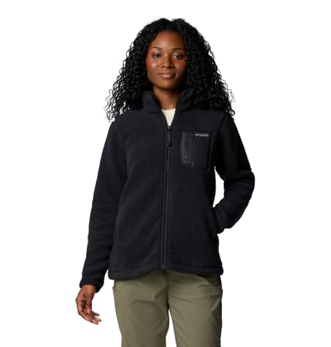 Columbia Damen West Bend Full Zip 2 Fleecejacke mit durchgehendem Reißverschluss, Schwarz, L von Columbia