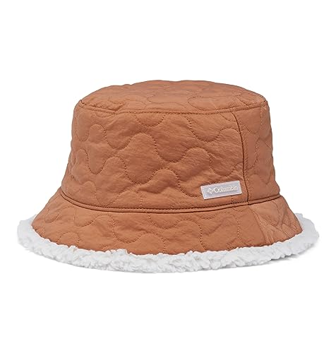 Columbia Damen Winter Pass Reversible Bucket Hat Fischerhut, Kamelbraun/dunkler Stein, X-Large von Columbia