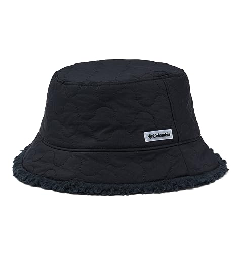 Columbia Damen Winter Pass Reversible Bucket Hat Fischerhut, Schwarz/Schwarz, Small-Medium von Columbia