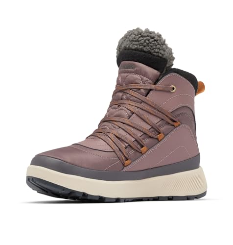 Columbia Red Hills Omni-Heat wasserdichte Schneestiefel für Damen, Braun (Basalt x Camel Brown), 38.5 EU von Columbia