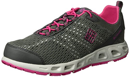Columbia Damen Youth Drainmaker Iii Trekking-& Wanderhalbschuhe, Schwarz (Dark Grey/Ultra Pink 089), 36 EU von Columbia