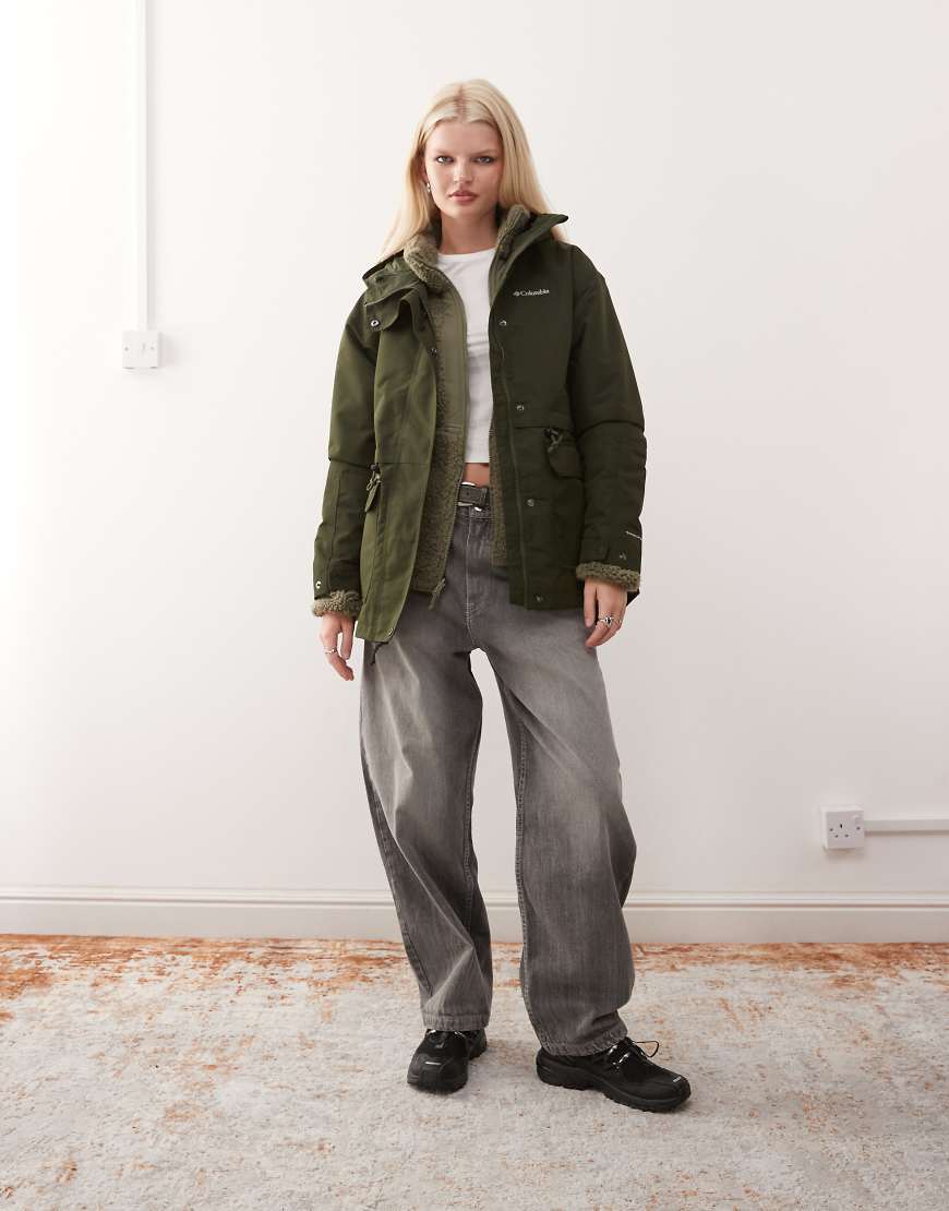 Columbia - Drop Ridge II Interchange - Mantel in Grün von Columbia