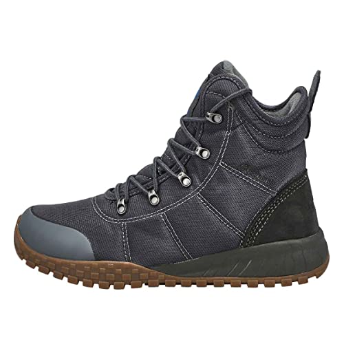 Columbia Fairbanks WP Omni-Heat wasserdichte Schneestiefel für Herren, Grau (Graphite x Dark Moss), 44.5 EU von Columbia