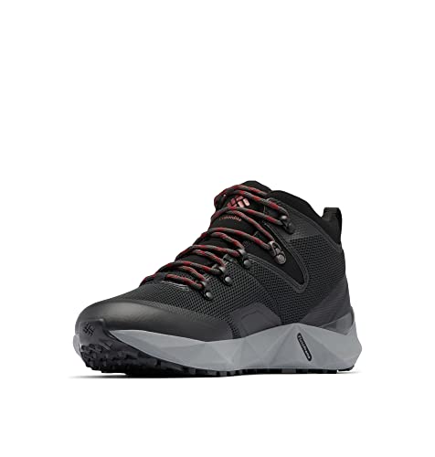 Columbia Facet 60 Outdry Waterproof wasserdichte Wandersneaker für Herren, Schwarz (Black x Red Jasper), 43 EU von Columbia