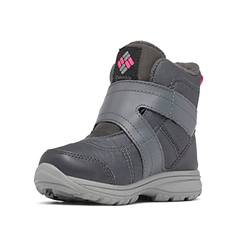 Columbia Fairbanks Omni-Heat Wanderstiefel für Kinder, unisex, Graphit/Pink Ice, 11 Little Kid von Columbia