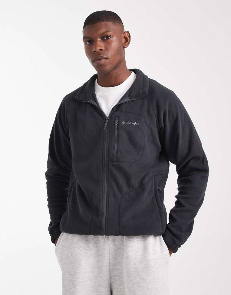 Columbia - Fast Trek II - Fleecejacke in Schwarz mit Reißverschluss von Columbia