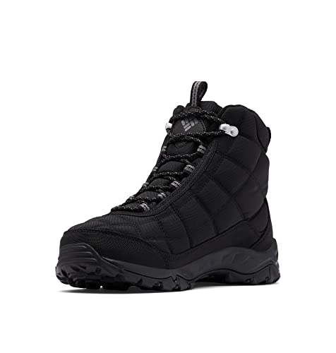 Columbia Firecamp Boot wasserdichte Schneestiefel für Herren, Schwarz (Black x City Grey), 45 EU von Columbia