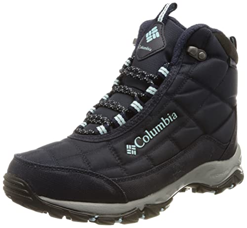 Columbia Firecamp Boot wasserdichte Schneestiefel für Damen, Blau (Dark Nocturnal x Spring Blue), 36 EU von Columbia