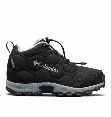 Columbia Firecamp Mid 2 Waterproof, Wasserdichte Schneestiefel, Black/Monument, von Columbia