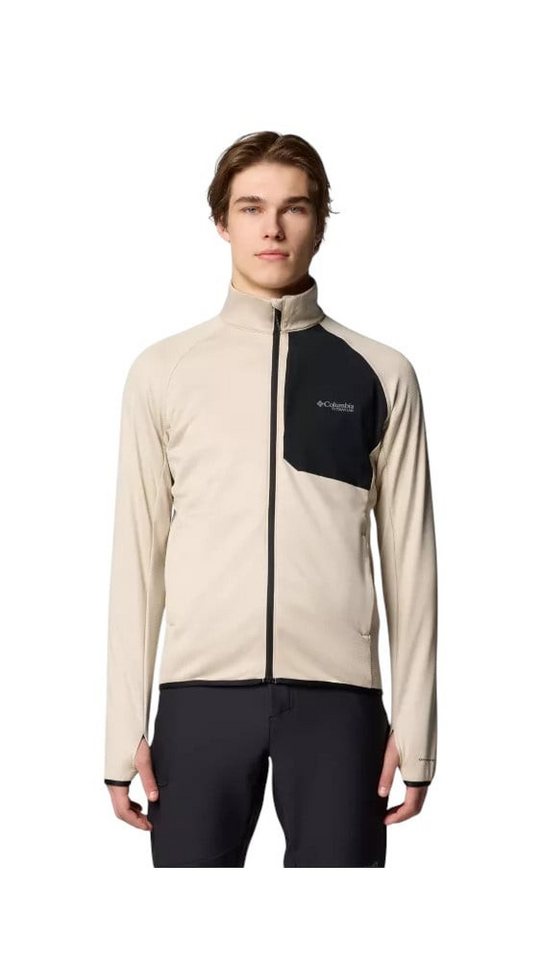 Columbia Fleecejacke Triple Canyon Grid Full Zip II beige/stonegrau Herren von Columbia